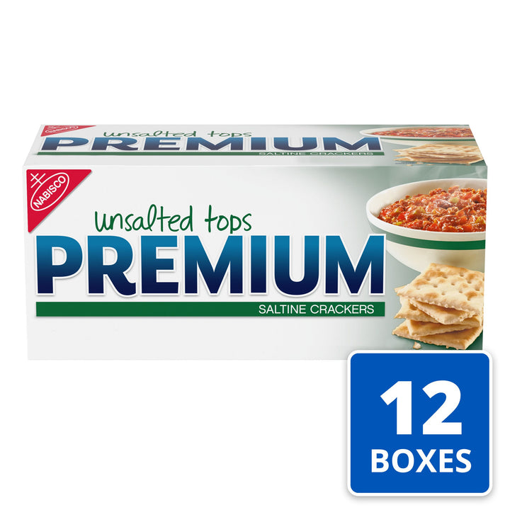 Premium Nabisco Unsalted Saltine Crackers-16 oz.-12/Case
