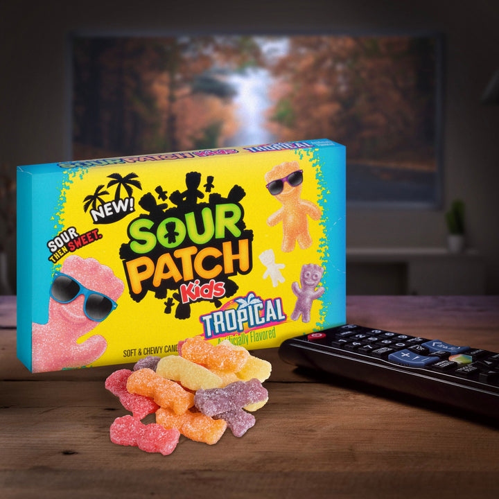 Sour Patch Kids Fat Free Tropical Soft Candy Box-3.5 oz.-12/Case