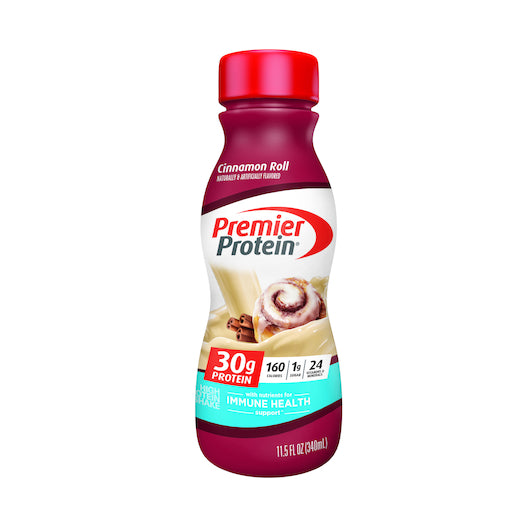 Premier Protein Cinnamon Roll Protein Shake-11.5 fl oz.-12/Case