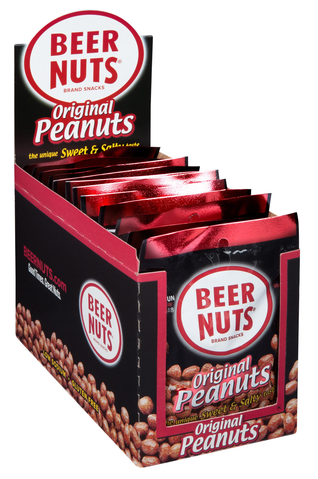 Beer Nuts Original Sweet And Salty Peanut-3 oz.-12/Box-4/Case