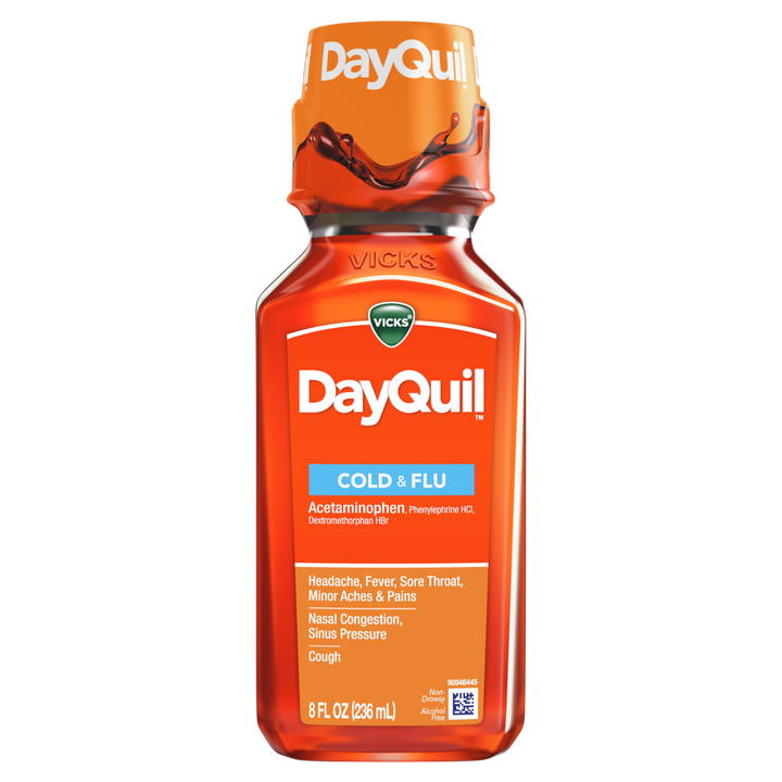 Vicks Liquid Dayquil-8 fl oz.s-12/Case