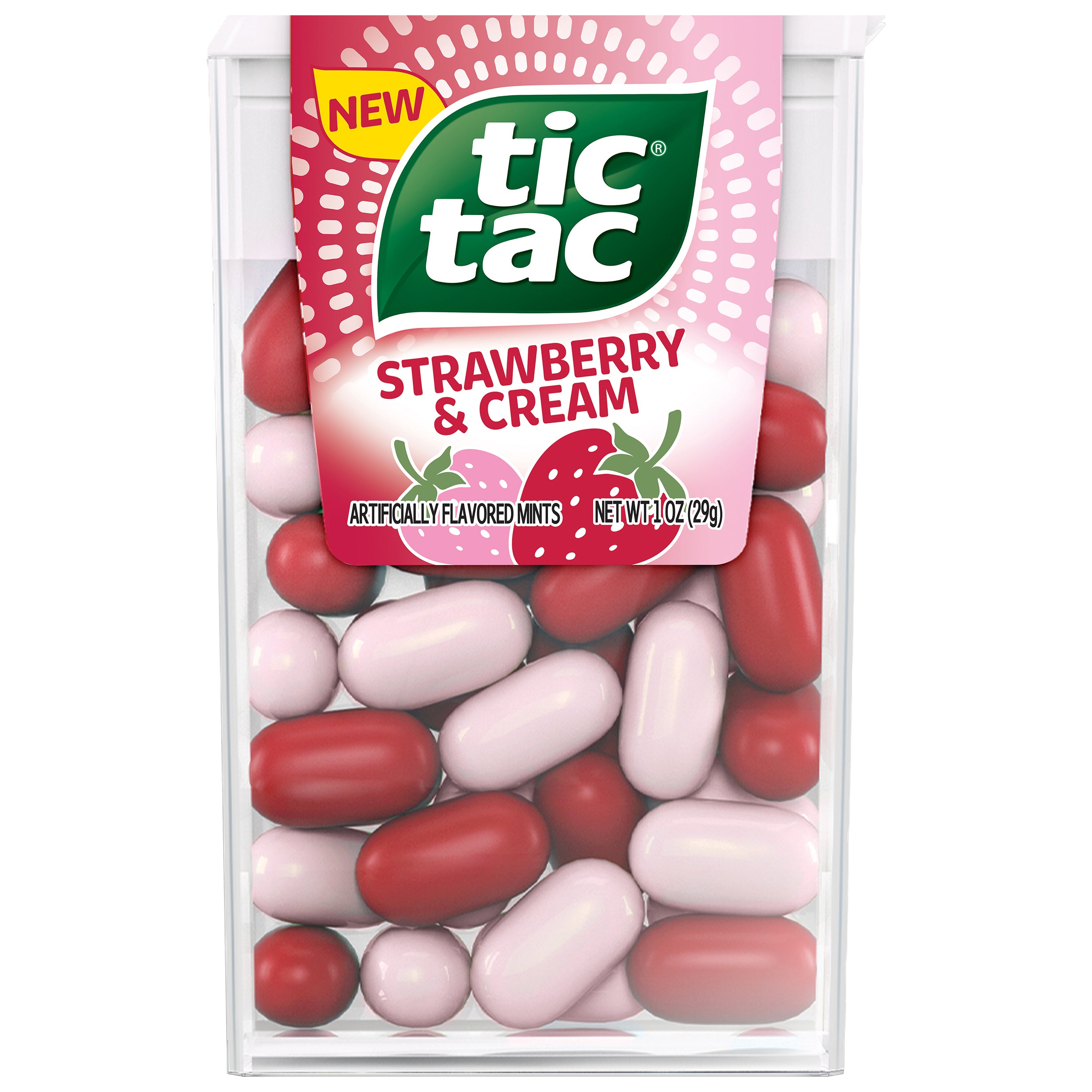 Tic Tac Strawberry & Cream Singles-1 oz.-12/Box-24/Case MPN# 00362