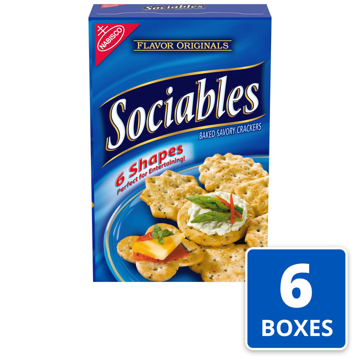 Sociables Nabisco Crackers-7.5 oz.-6/Case