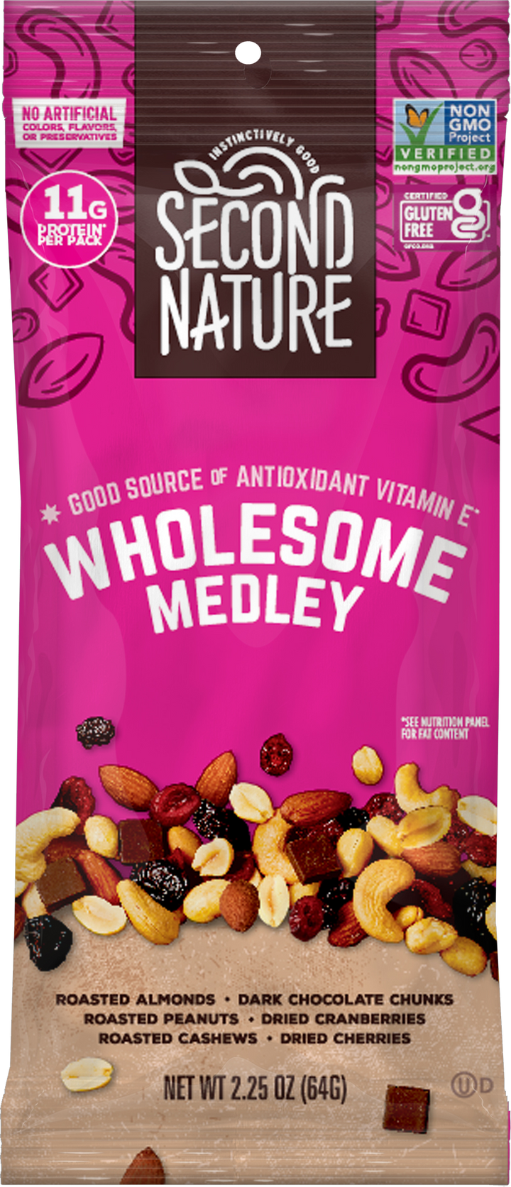Second Nature Wholesome Medley-2.25 oz.-12/Box-3/Case