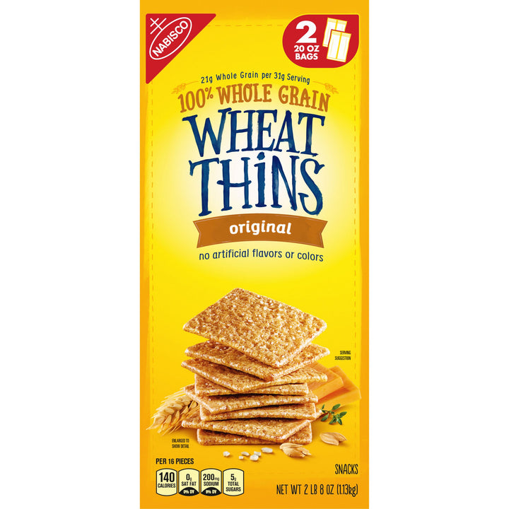 Wheat Thins Nabisco Crackers Supercarton-40 oz.-4/Case