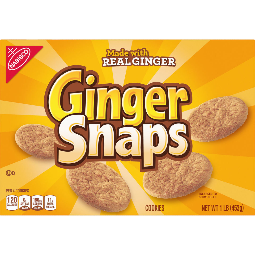 Nabisco Old Fashioned Ginger Snaps-1 lb.-6/Case