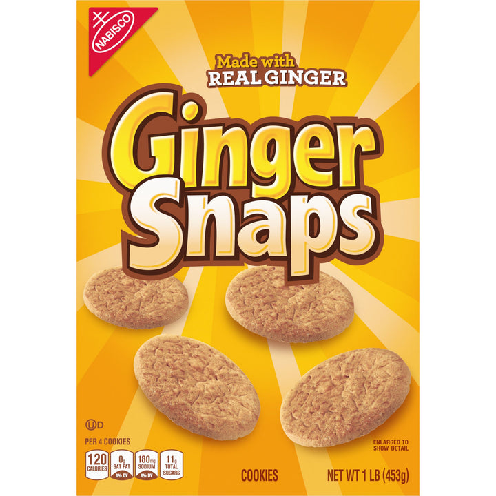 Nabisco Old Fashioned Ginger Snaps-1 lb.-6/Case