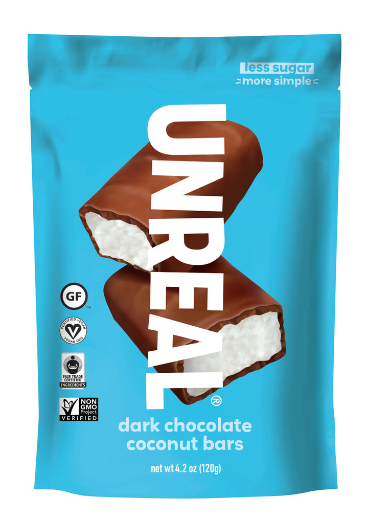 Unreal Brands Dark Chocolate Coconut Bars-4.2 oz.-6/Case