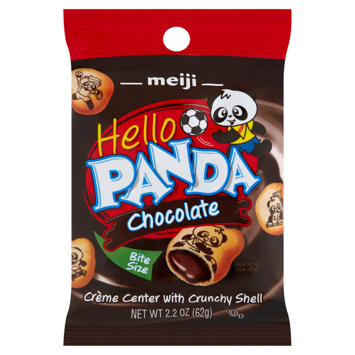 Hello Panda Chocolate Multi-Pack Creme Filled Bite Size Cookie-2.2 oz.-6/Box-4/Case