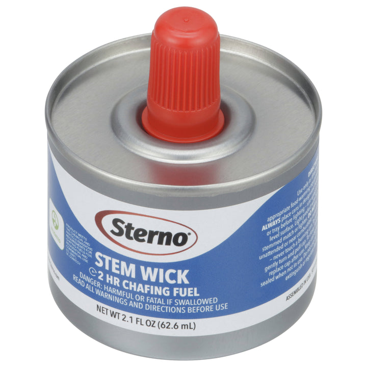 Sterno 2 Hour Stem Wick Chafing Dish Fuel-2.1 fl oz.-24/Case