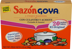Goya Sazon Coriander & Annatto Seasoning Econo Pak-3.52 oz.-18/Case