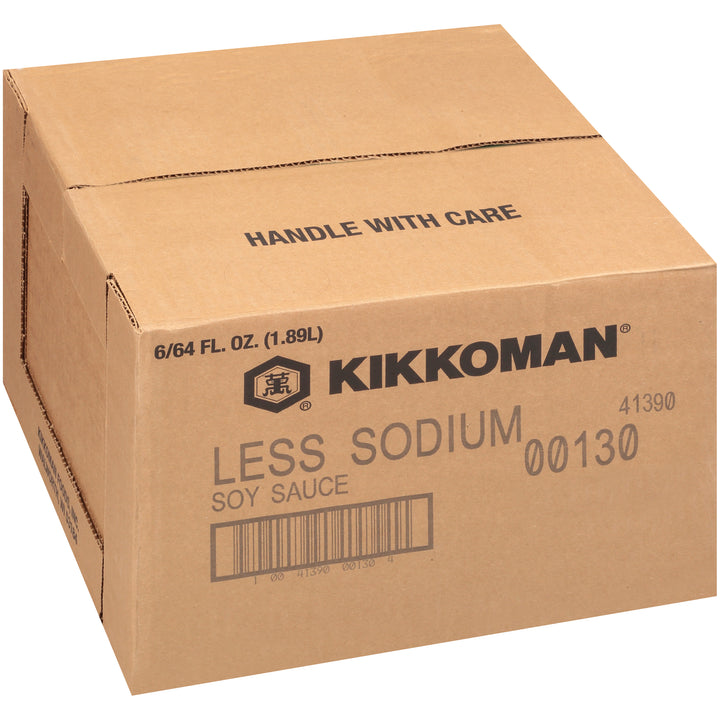 Kikkoman Less Sodium Soy Sauce-0.5 Gallon-6/Case