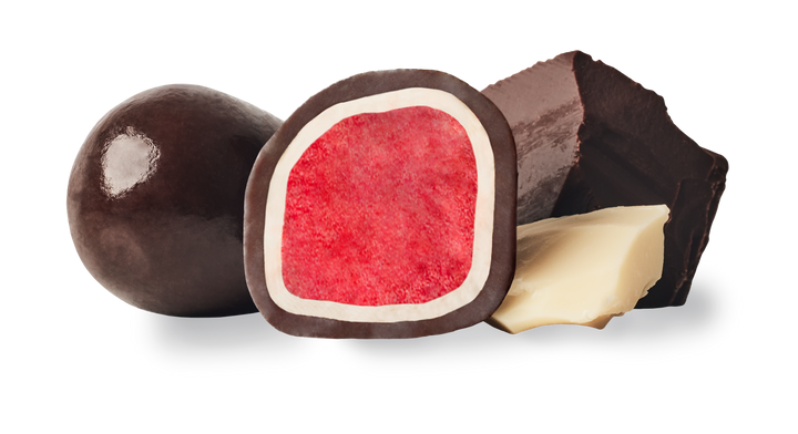 Tru Fru Hyper-Dried Grab & Go Real Strawberries In Dark Chocolate-2.1 oz.-12/Case