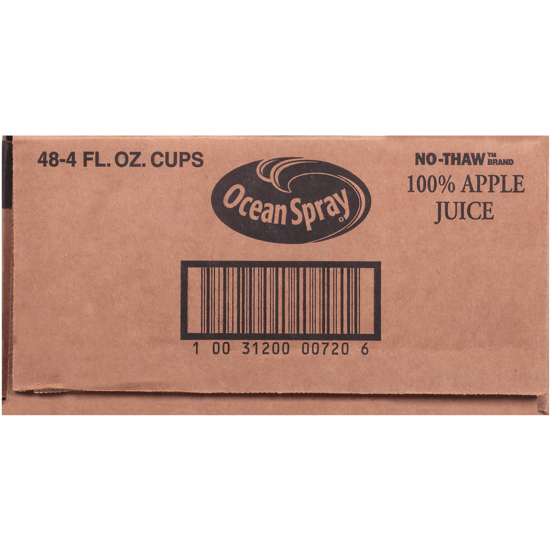 Ocean Spray 100% Apple Juice-4 fl oz.s-48/Case
