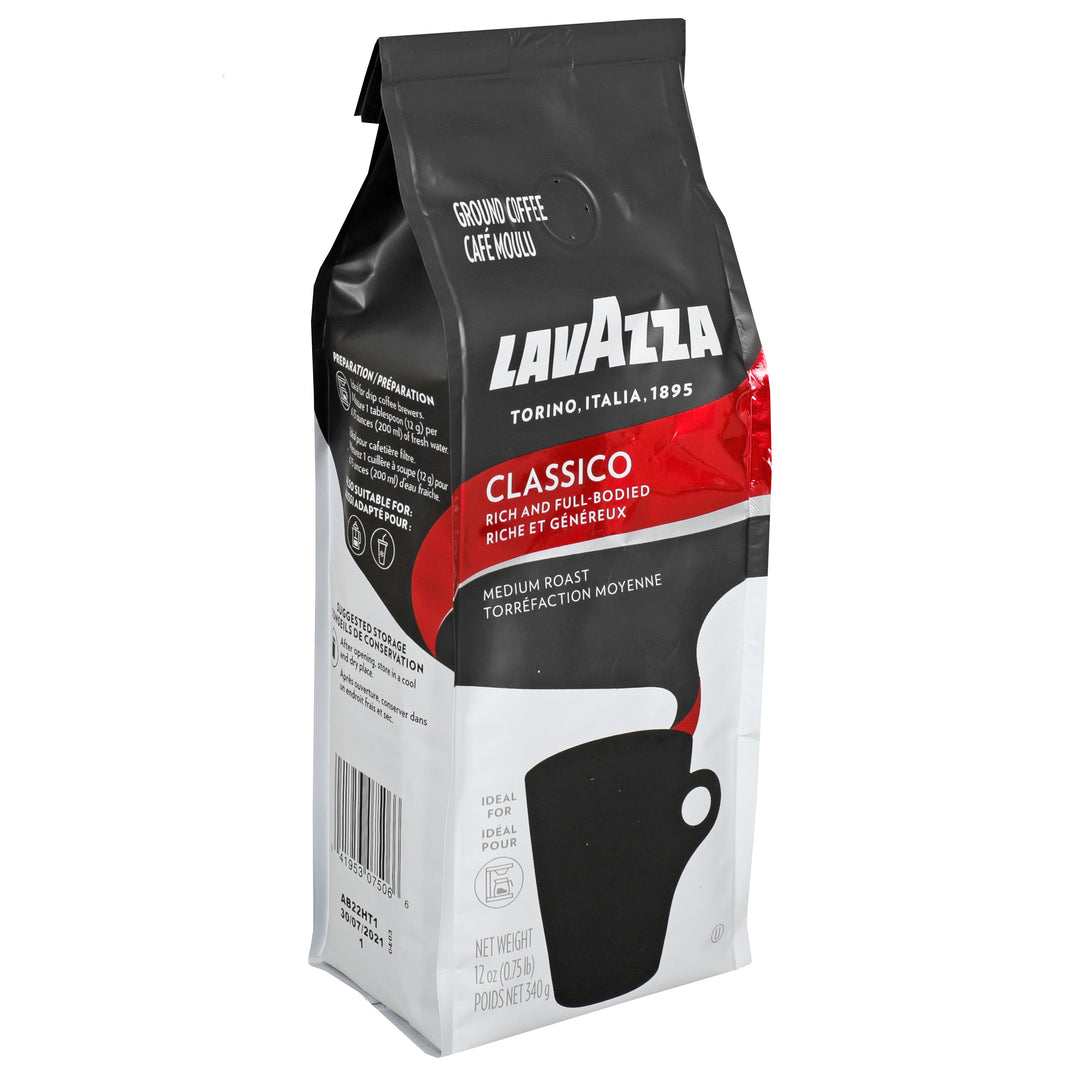 Lavazza Coffee Ground Classico-12 oz.-6/Case