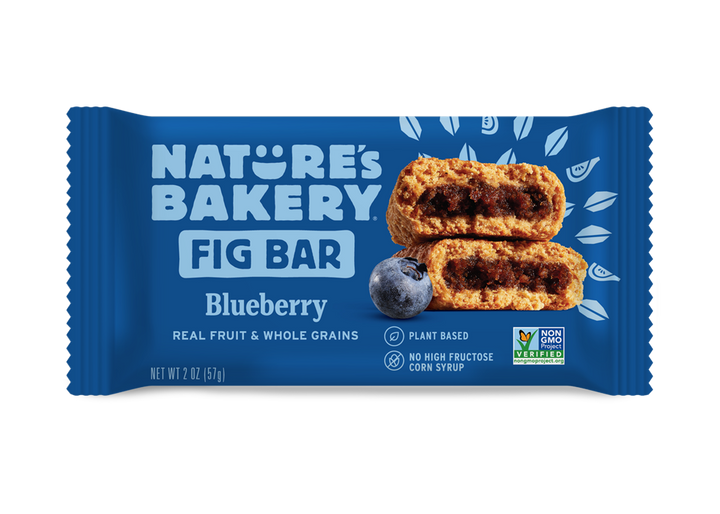 Nature's Bakery Stone Ground Whole Wheat Blueberry Fig Bar-2 oz.-12/Box-7/Case