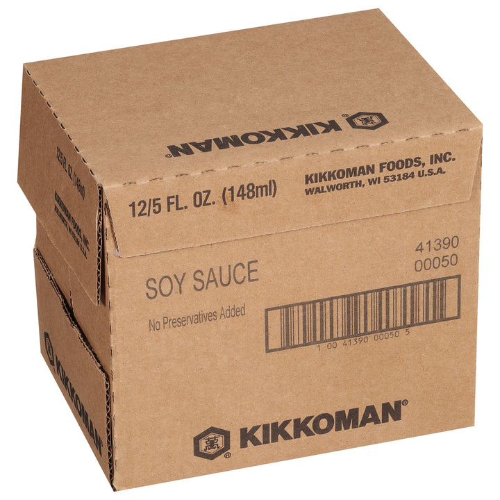 Kikkoman Soy Sauce Bottle-148 Milliliter-12/Case