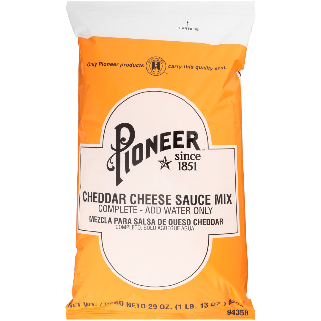 Pioneer Cheddar Cheese Sauce Mix-29 oz.-6/Case