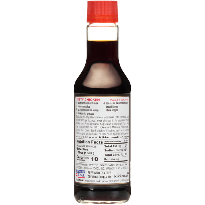 Kikkoman Soy Sauce-296 Milliliter-12/Case