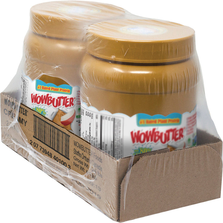 Wowbutter Peanut Free Spread Jars Creamy-4.4 lb.-2/Case