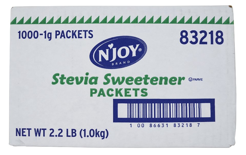 N'joy Sugar Substitute Green Stevia-1 Gram-1000/Case