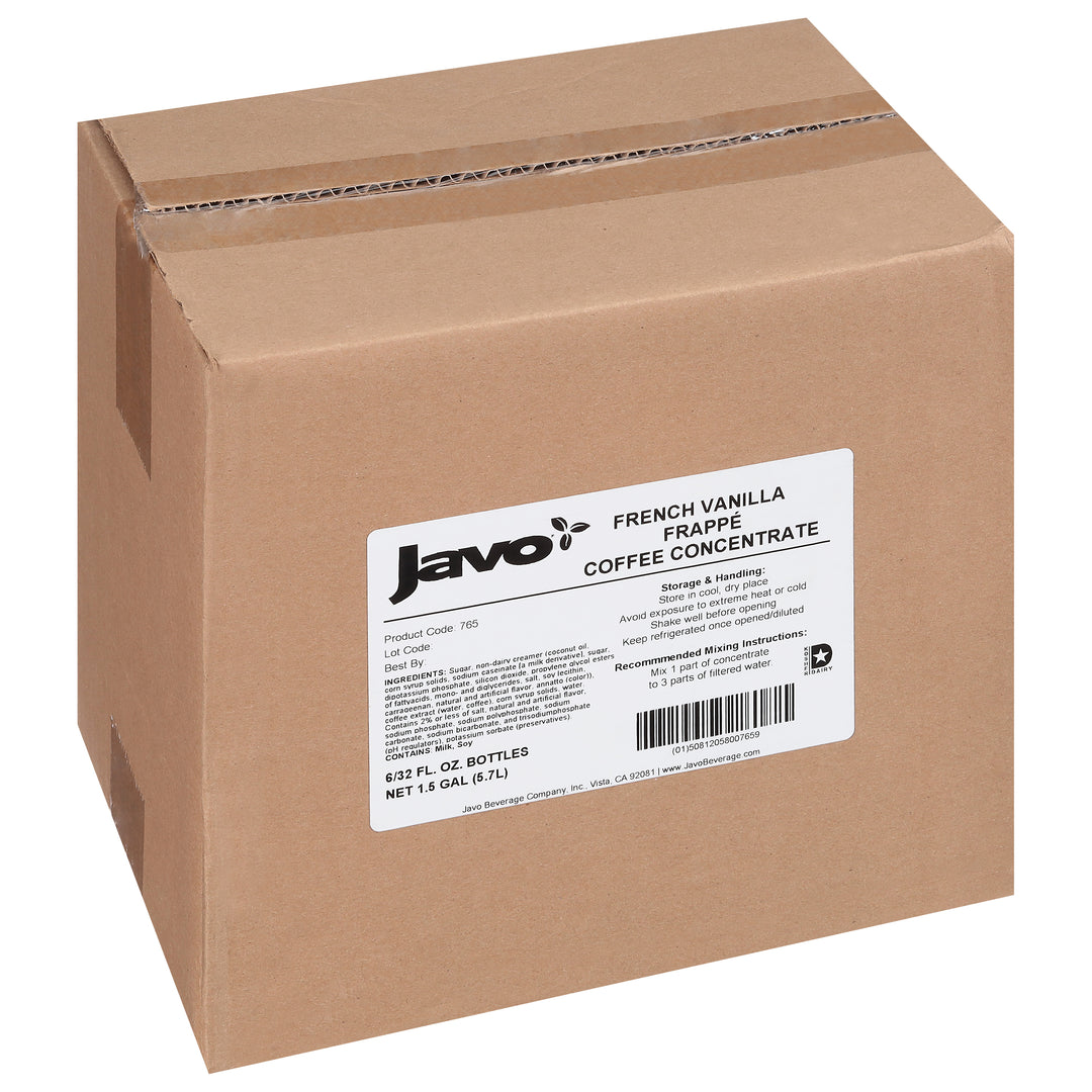 Javo Beverage Frappe French Vanilla-32 fl oz.s-6/Case