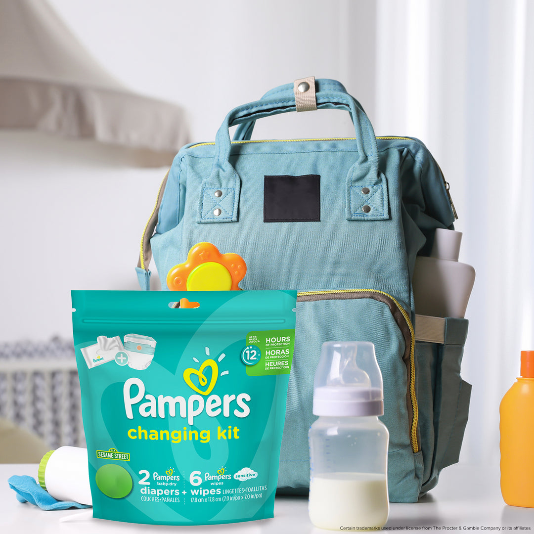 Pampers Diaper Change Kit Size 5-2 Count-10/Case