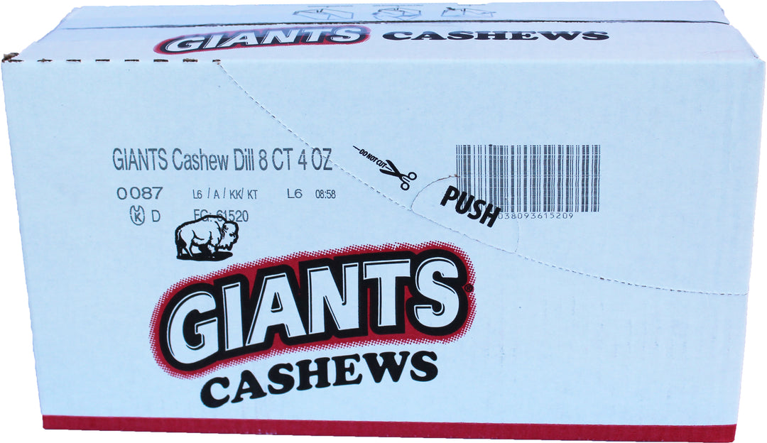 Giant Snack Giants Cashews Dill-4 oz.-8/Case