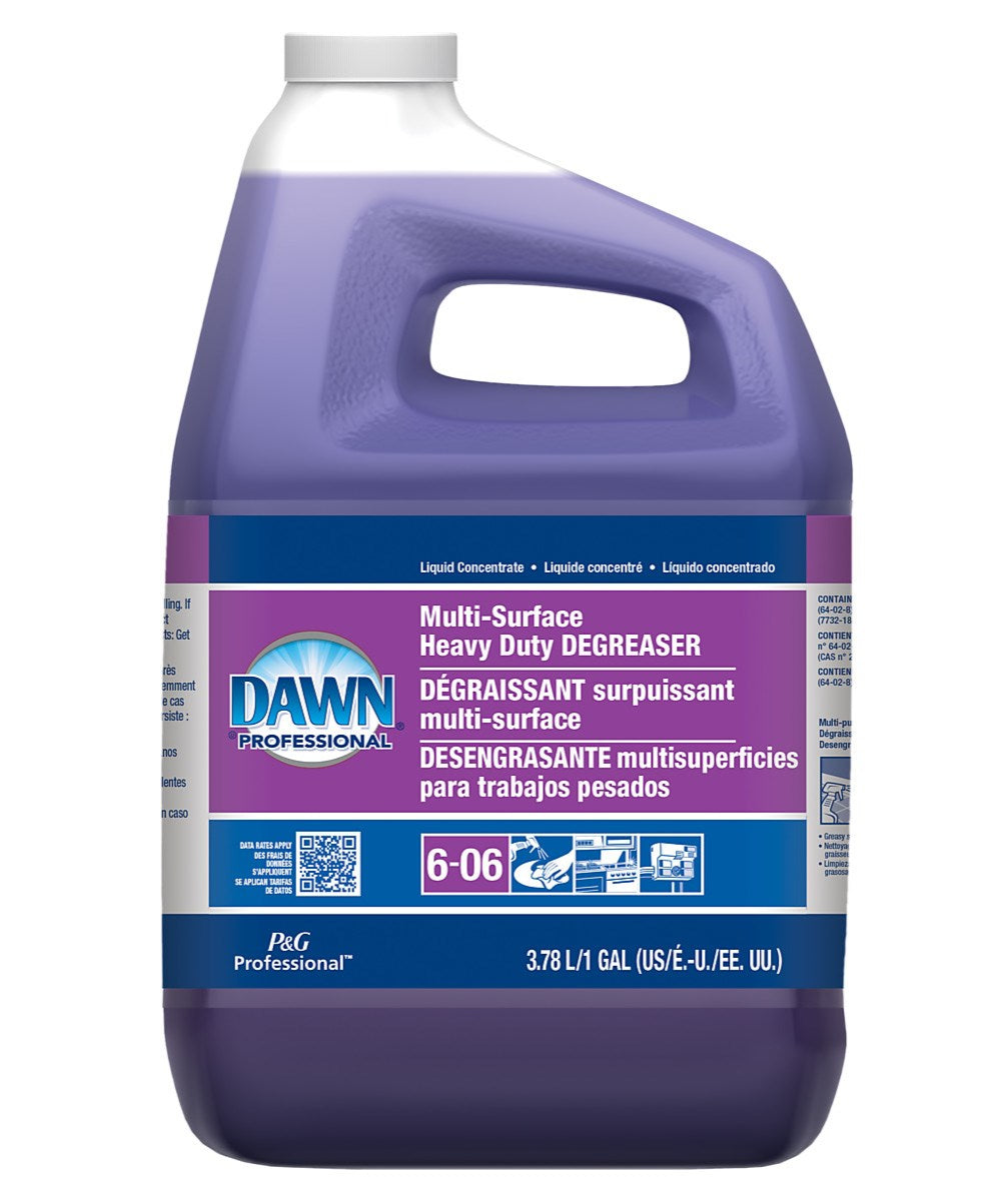 Dawn Professional Multi-Surface Heavy Duty Degreaser Concentrate Closed Loop-1 Gallon-2/Case