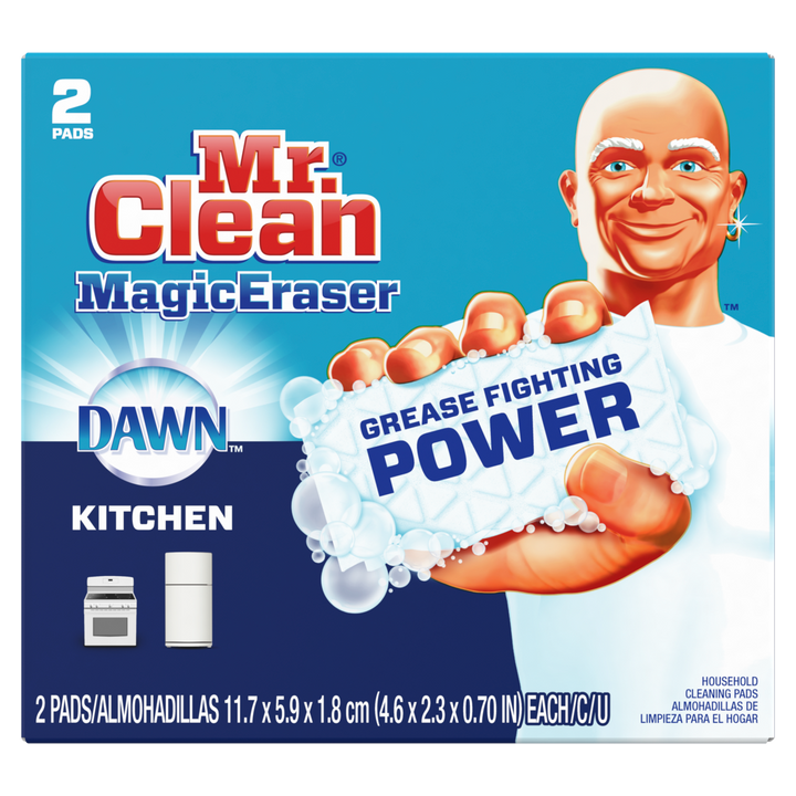 Mr. Clean Magic Eraser Kitchen With Dawn-2 Count-16/Case