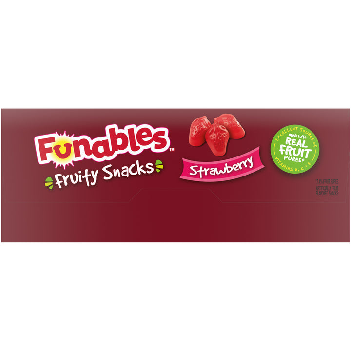 Funables Strawberry Fruit Snacks-17.6 oz.-5/Case