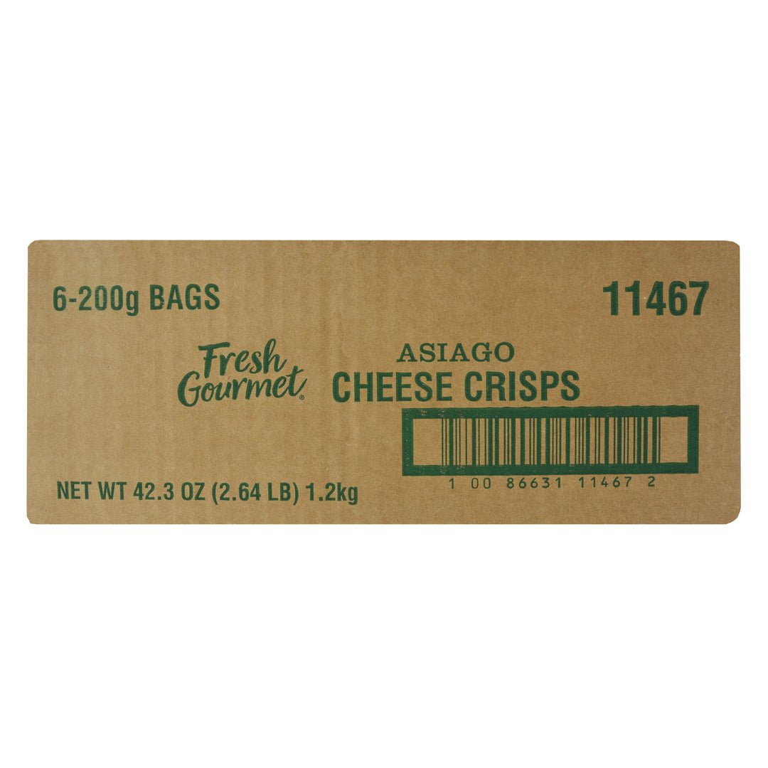 Fresh Gourmet Asiago Cheese Crisp 6/200 Gr.