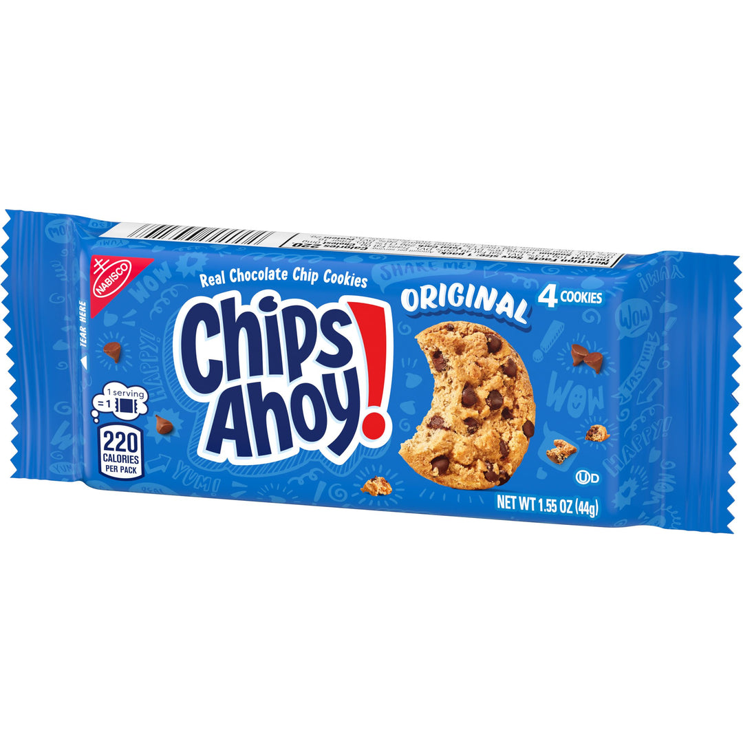 Chips Ahoy Single Serve Cookies-1.55 oz.-12/Box-4/Case