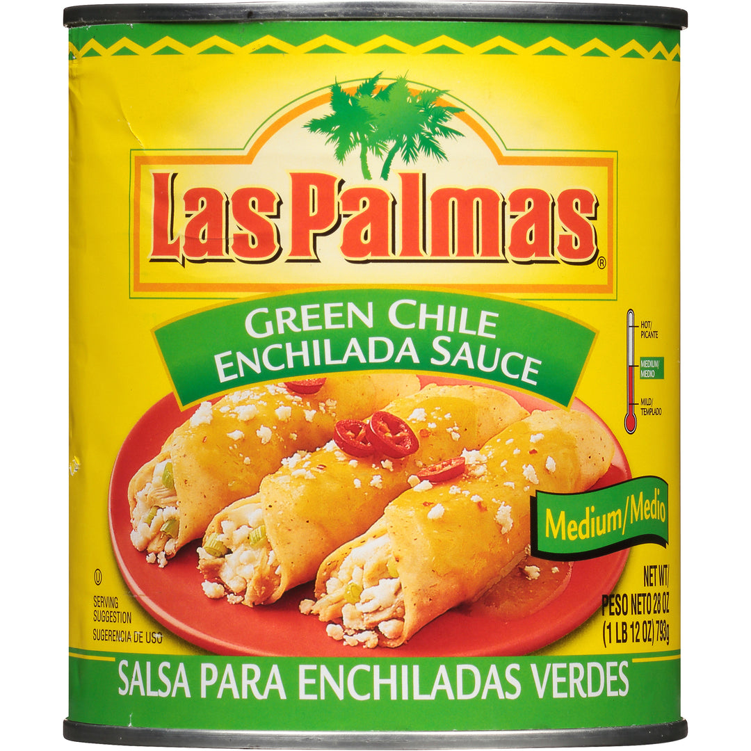 Las Palmas Sauce Las Palmas Enchilada Green Chili-28 oz.-12/Case