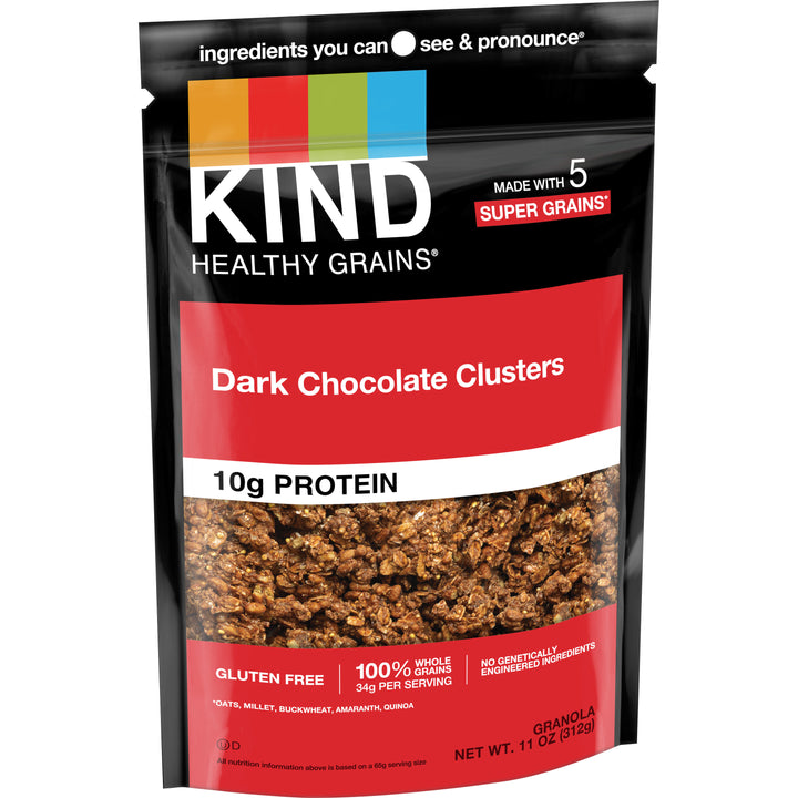 Kind Snacks Healthy Grains Granola Dark Chocolate Whole Grains Granola Clusters-11 oz.-6/Case