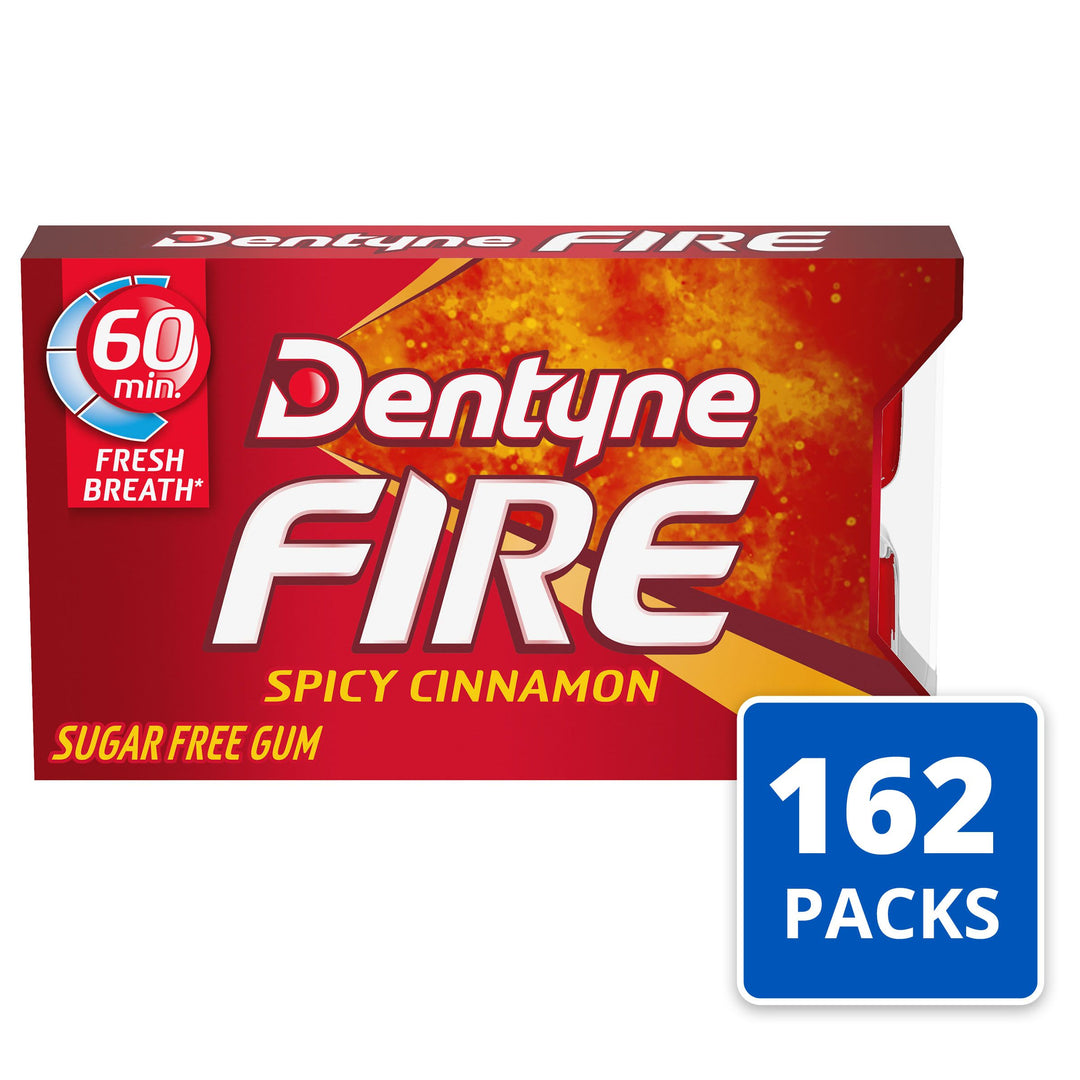Dentyne Cinnamon Fire Singles Gum-16 Count-9/Box-18/Case