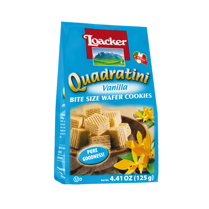 Loacker Quadratini Vanilla-4.41 oz.-6/Case
