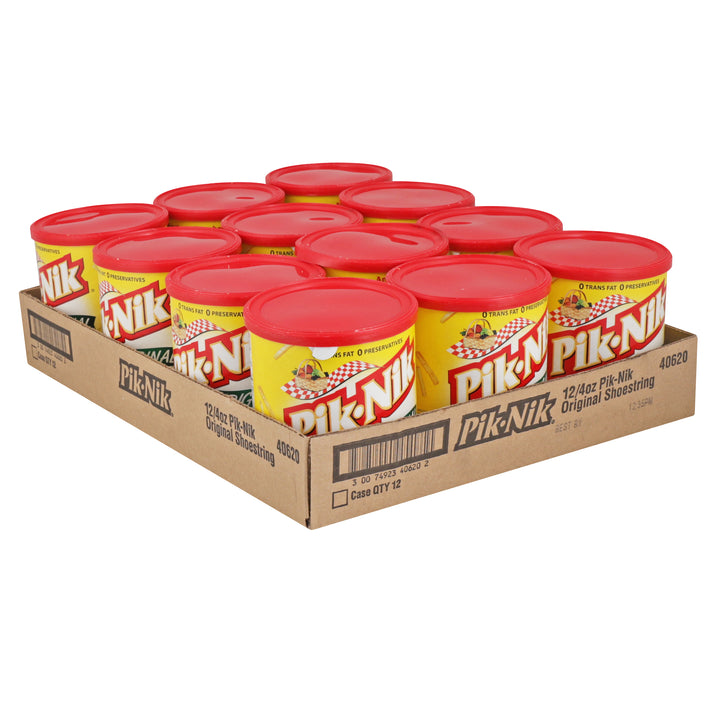 Pik-Nik Original Shoestring Potatoes Tray-4 oz.-12/Case