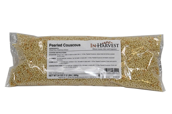 Inharvest Inc Pearled Couscous Pasta-1.5 lb.-6/Case