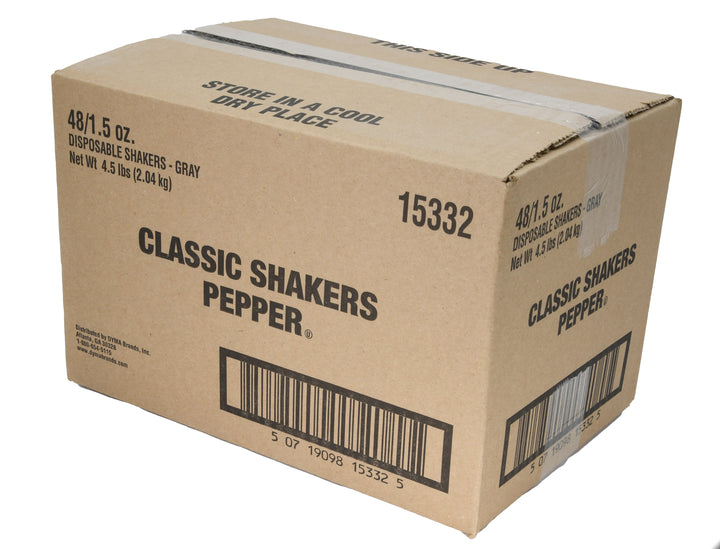 Diamond Crystal Pepper Shaker Gray-1.5 oz.-1/Box-48/Case