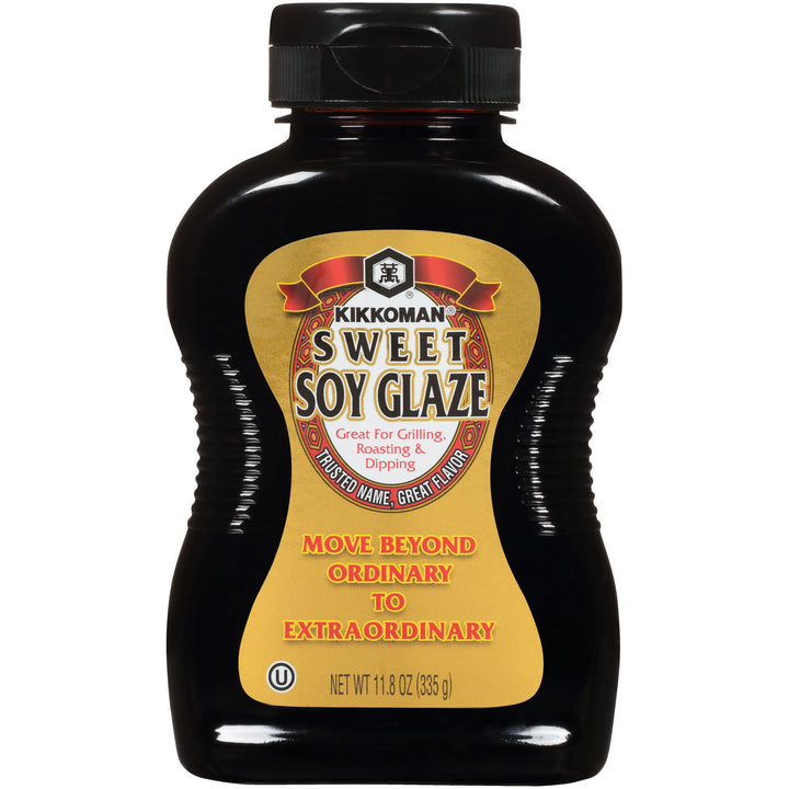 Kikkoman Sweet Glaze Soy Sauce Bottle-11.8 oz.-9/Case