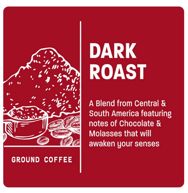 New Orleans Roast Dark Roast Ground-12 oz.-6/Case