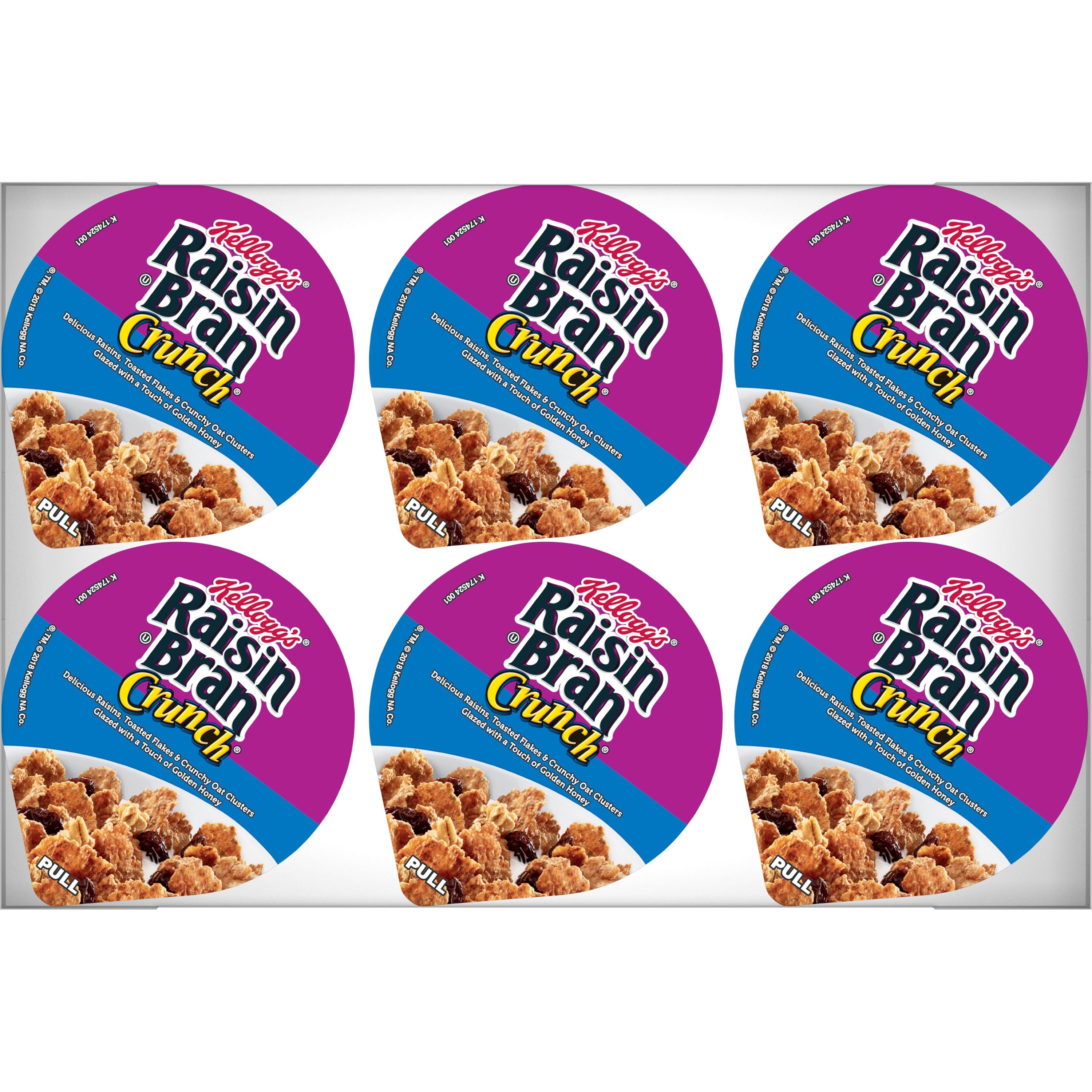 Kellogg Kosher-Raisin Bran Cereal Crunch-2.8 oz.-6/Box-10