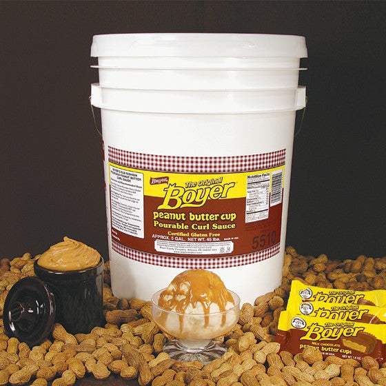 Peanut Butter Topping/Sauce Curl Sauce Peanut Butter-45 lb.-1/Case