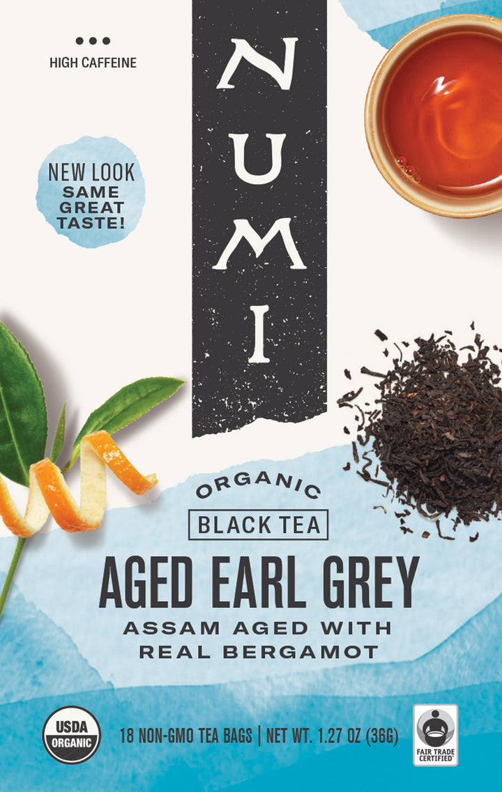 Numi Aged Earl Grey Black Tea-18 Count-6/Case