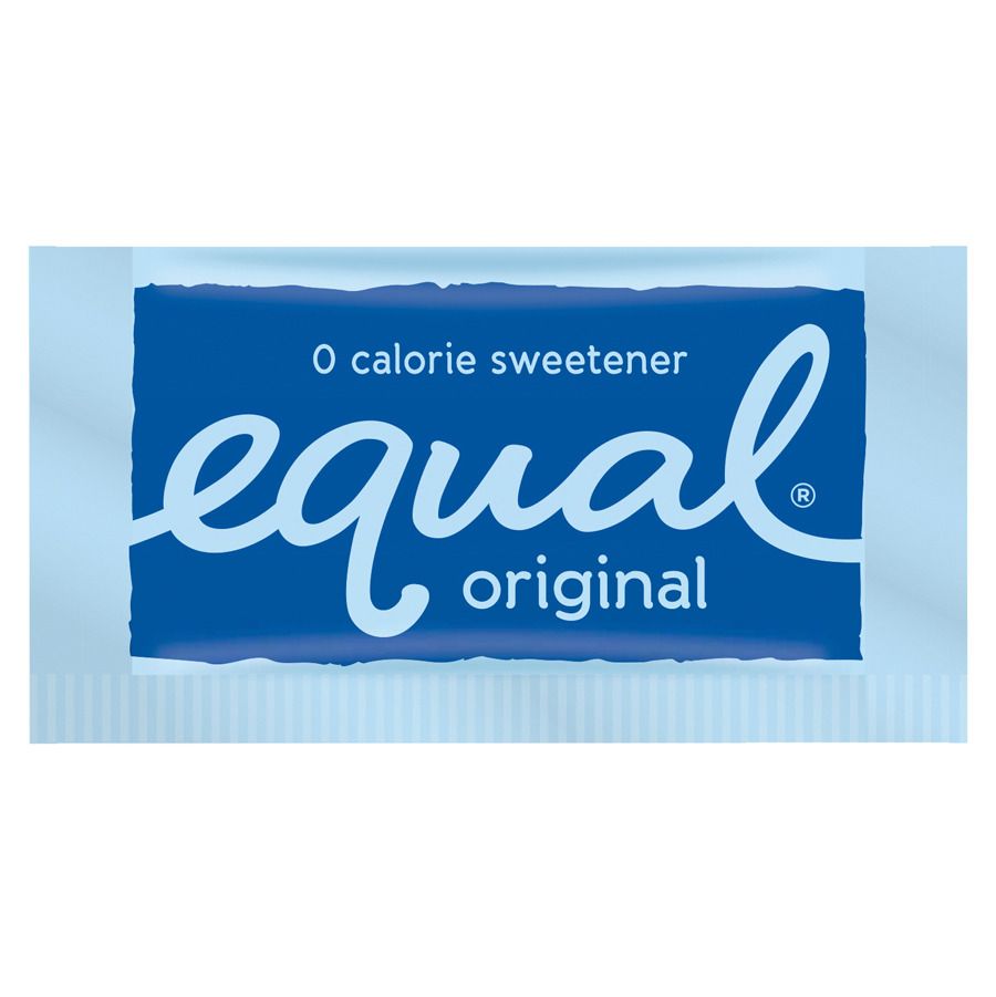Equal Sweetener Equal Packets Single Serve Blue-50 Count-12/Case