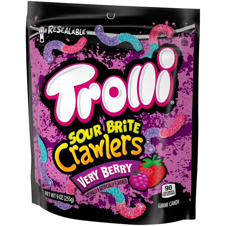 Trolli Minis Sour Brite Crawlers Gummy Candy-9 oz.-6/Case