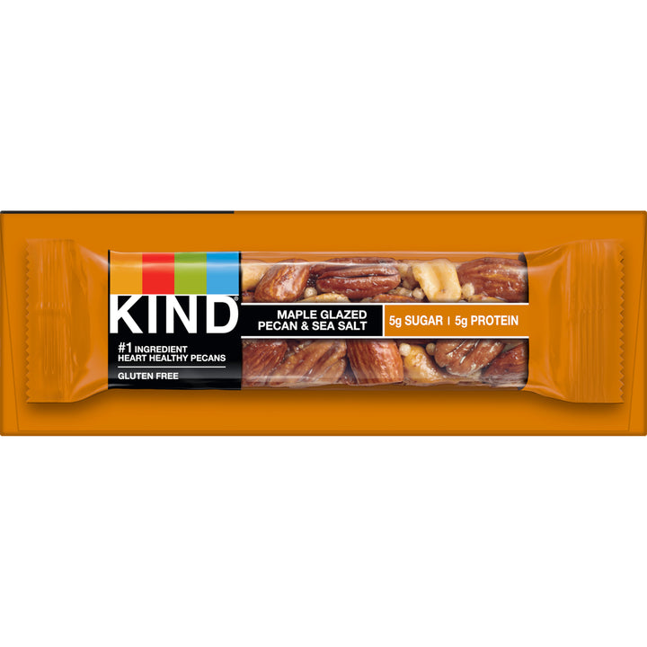 Kind Healthy Snacks Bar Maple Glazed Pecan & Sea Salt Bar 1.4 oz. Bar- 12/Pack- 6 Packs/Case-1.4 oz.-12/Box-6/Case