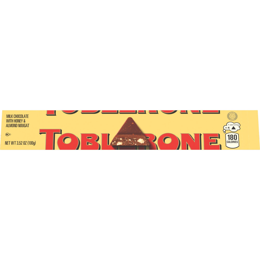 Toblerone Candy Chocolate Bar Milk Chocolate-3.52 oz.-20/Box-4/Case