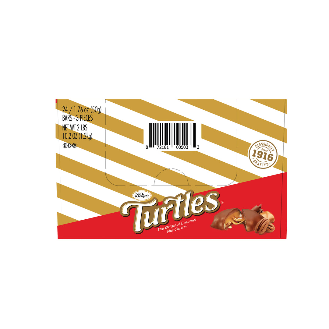 Turtles King Size Original Pecan Candy Bar-1.76 oz.-24/Box-6/Case